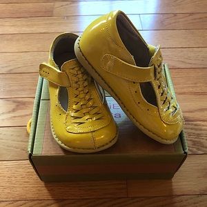Yellow Livie & Luca Patent Leather Shoes